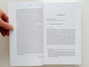 Open book showing a spread of two pages.